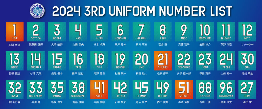 2024 3rd UNIFORMデザイン発表及びレプリカ受注販売のお知らせ